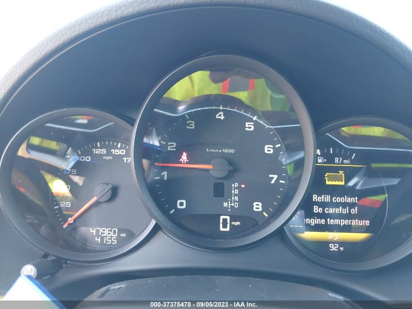 2017 PORSCHE 718 BOXSTER WP0CA2A88HS221145