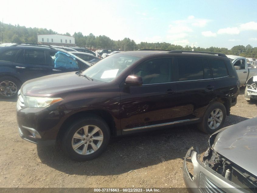 2013 TOYOTA HIGHLANDER PLUS - 5TDZA3EH2DS043343