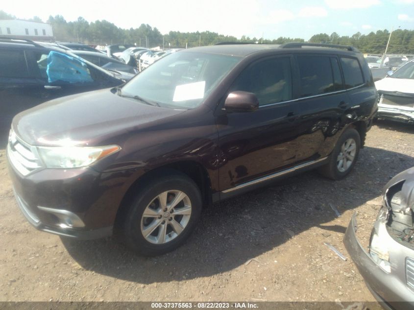 2013 TOYOTA HIGHLANDER PLUS - 5TDZA3EH2DS043343