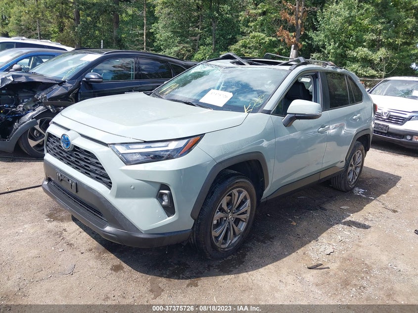 VIN 4T3B6RFV3NU074207 2022 TOYOTA RAV4 HYBRID XLE PREMIUM