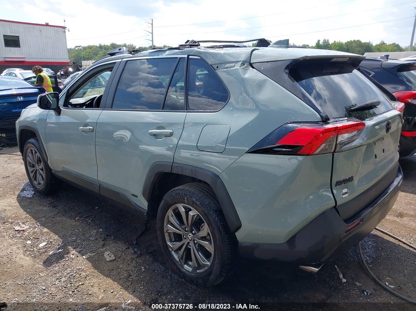 VIN 4T3B6RFV3NU074207 2022 TOYOTA RAV4 HYBRID XLE PREMIUM