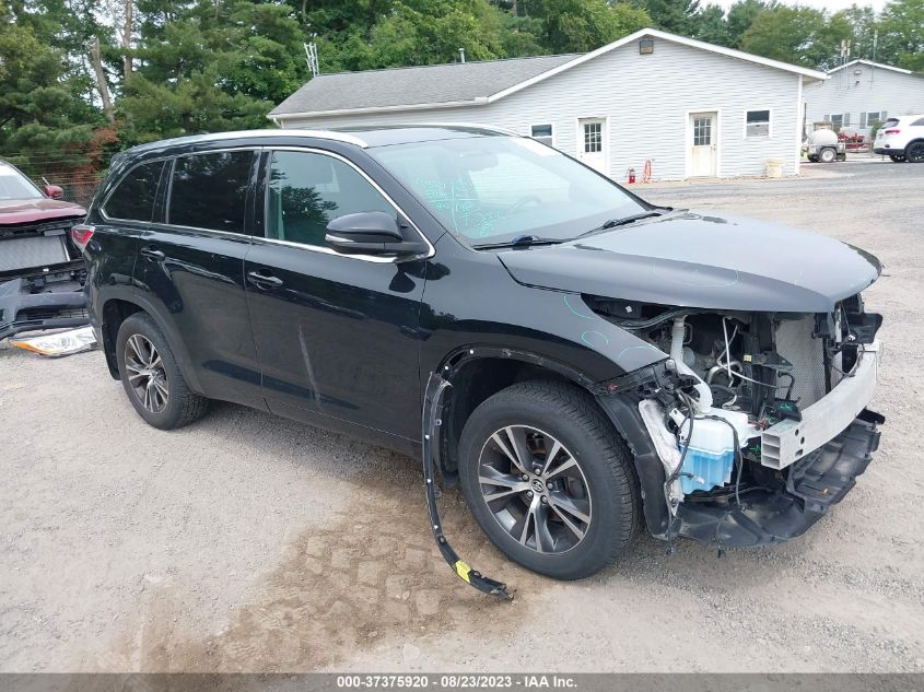 2016 TOYOTA HIGHLANDER XLE - 5TDJKRFH5GS272776