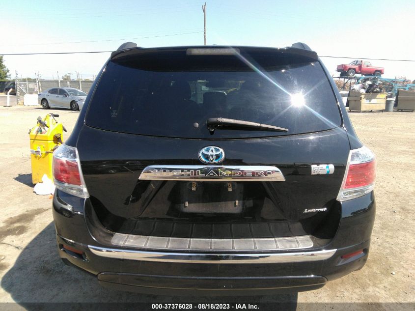 2013 TOYOTA HIGHLANDER HYBRID LIMITED JTEDC3EH2D2018885