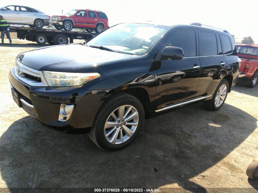 2013 TOYOTA HIGHLANDER HYBRID LIMITED JTEDC3EH2D2018885