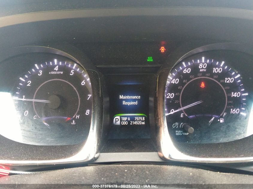 2013 TOYOTA AVALON XLE/LIMITED - 4T1BK1EB0DU031889