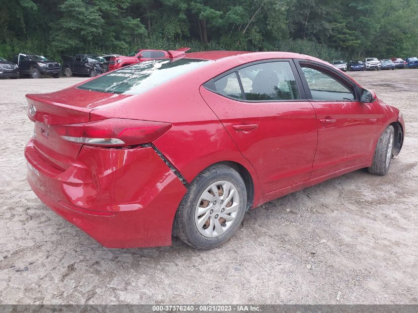 2017 HYUNDAI ELANTRA SE - 5NPD74LF9HH077937