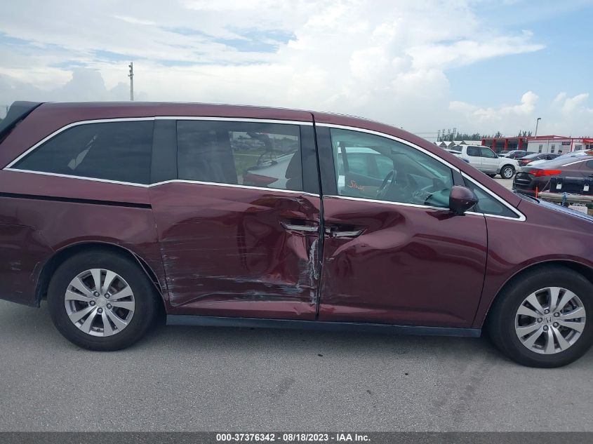 2015 HONDA ODYSSEY EXL - 5FNRL5H68FB059389