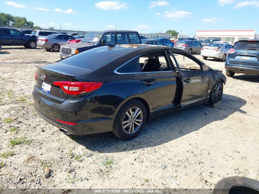 2015 HYUNDAI SONATA 2.4L SE - 5NPE24AF4FH127985