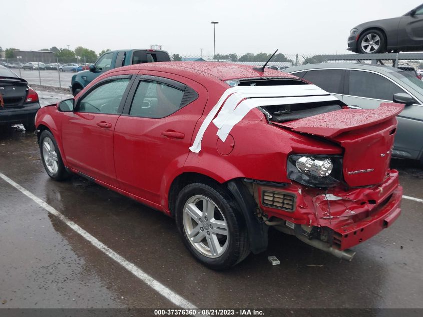 2013 DODGE AVENGER SXT - 1C3CDZCGXDN731109