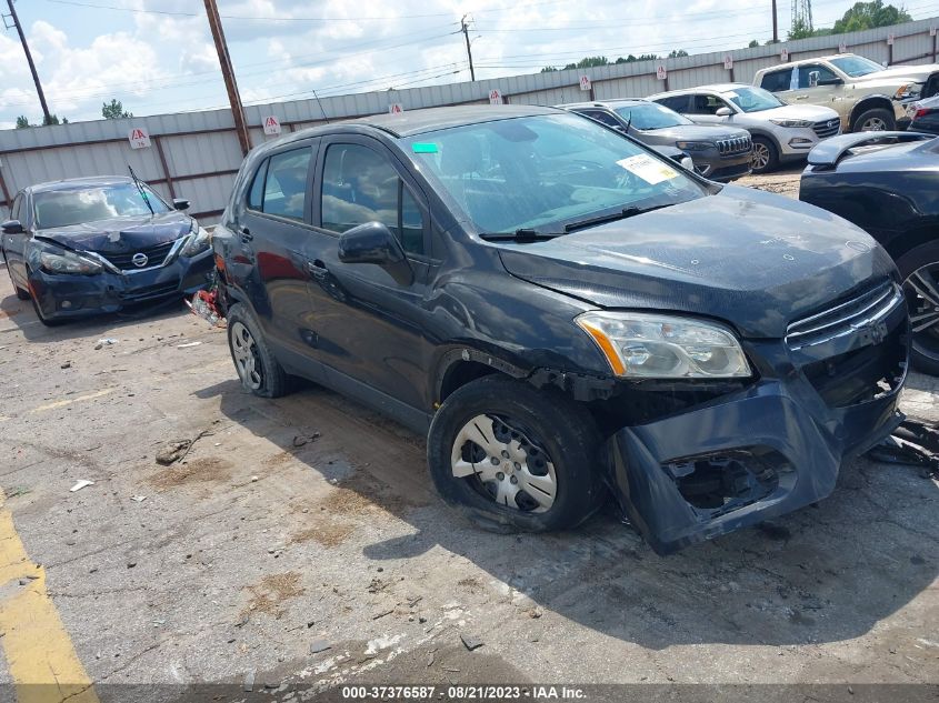 2015 CHEVROLET TRAX LS - KL7CJKSB5FB227859