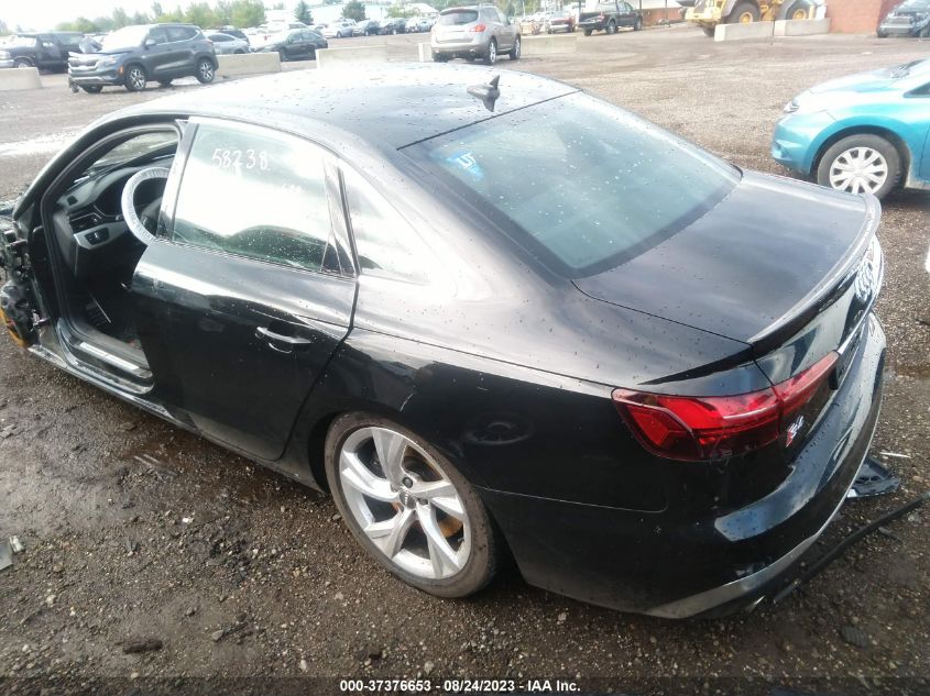 2021 AUDI S4 PREMIUM PLUS WAUB4AF43MA028028