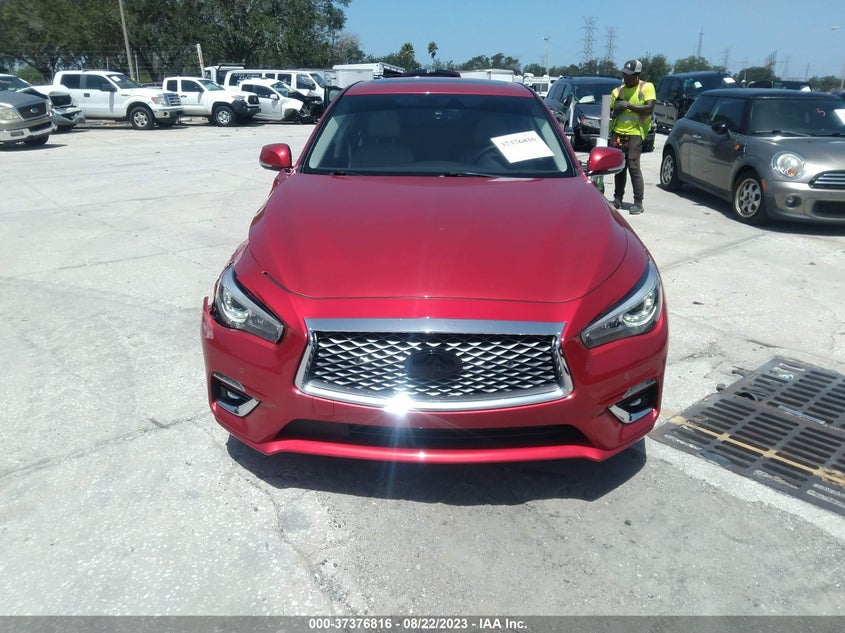 VIN JN1EV7BPXMM706775 2021 INFINITI Q50 3.0T LUXE