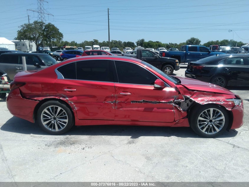 VIN JN1EV7BPXMM706775 2021 INFINITI Q50 3.0T LUXE