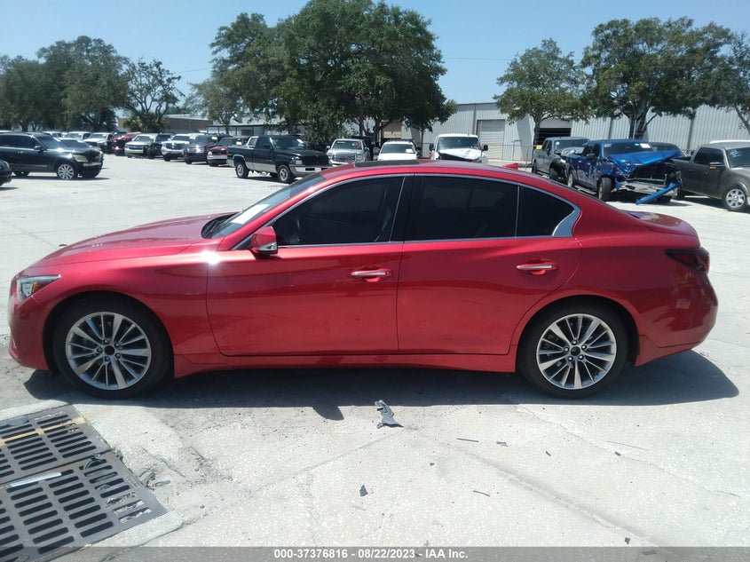 VIN JN1EV7BPXMM706775 2021 INFINITI Q50 3.0T LUXE