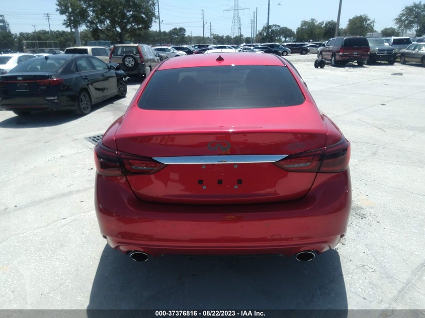 VIN JN1EV7BPXMM706775 2021 INFINITI Q50 3.0T LUXE