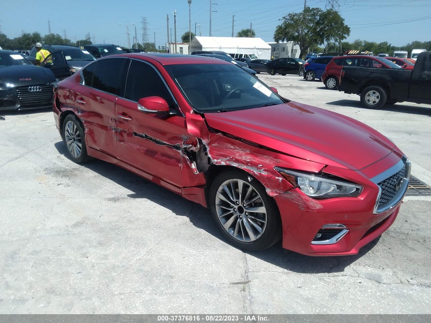VIN JN1EV7BPXMM706775 2021 INFINITI Q50 3.0T LUXE