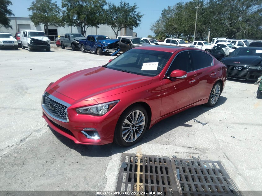 VIN JN1EV7BPXMM706775 2021 INFINITI Q50 3.0T LUXE