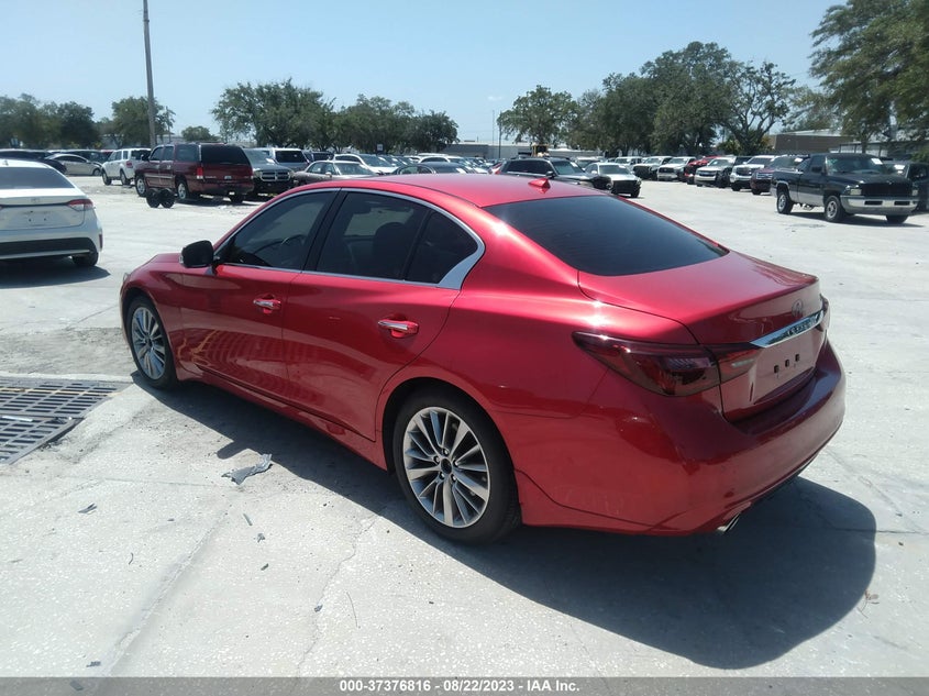 VIN JN1EV7BPXMM706775 2021 INFINITI Q50 3.0T LUXE