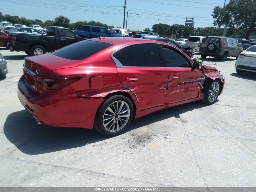 VIN JN1EV7BPXMM706775 2021 INFINITI Q50 3.0T LUXE
