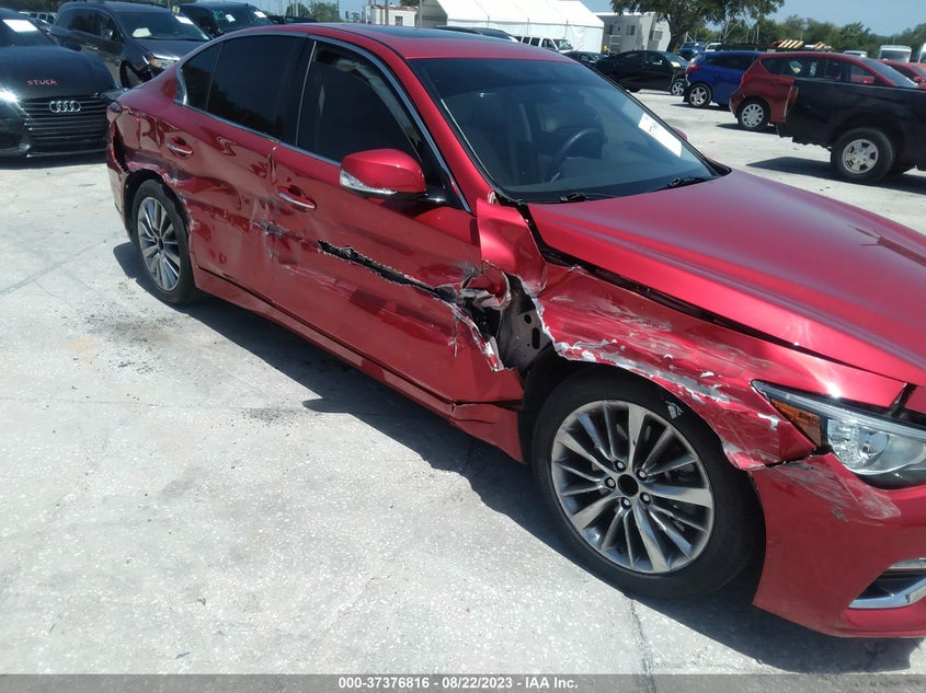 VIN JN1EV7BPXMM706775 2021 INFINITI Q50 3.0T LUXE