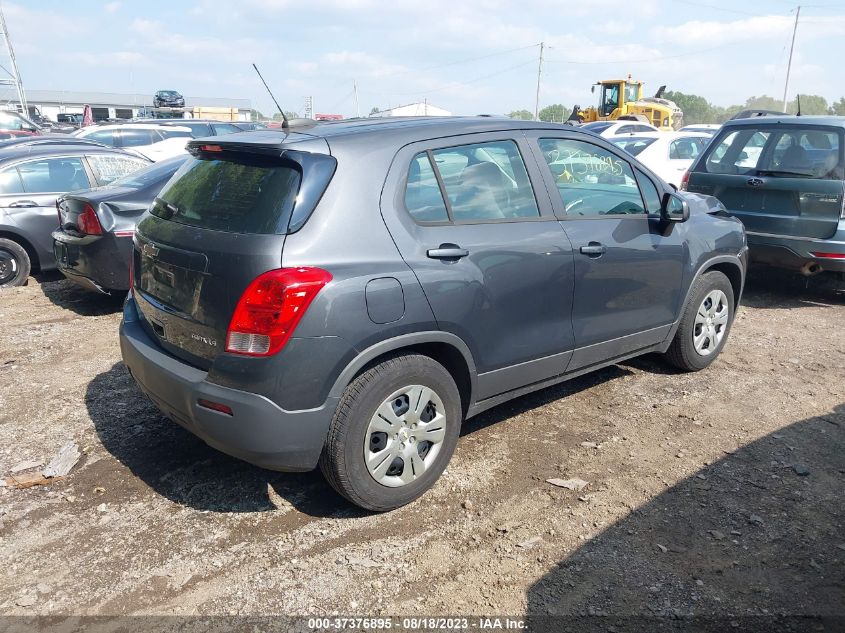 2016 CHEVROLET TRAX LS - 3GNCJKSB1GL158615