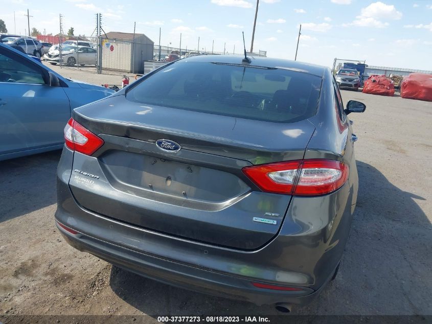 2016 FORD FUSION SE - 3FA6P0HD6GR214245