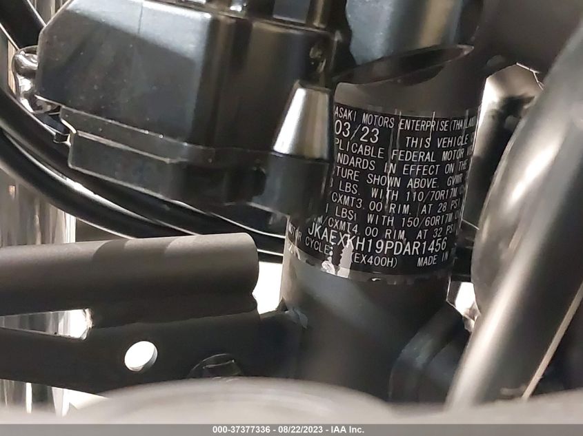 2023 KAWASAKI EX400 JKAEXKH19PDAR1456