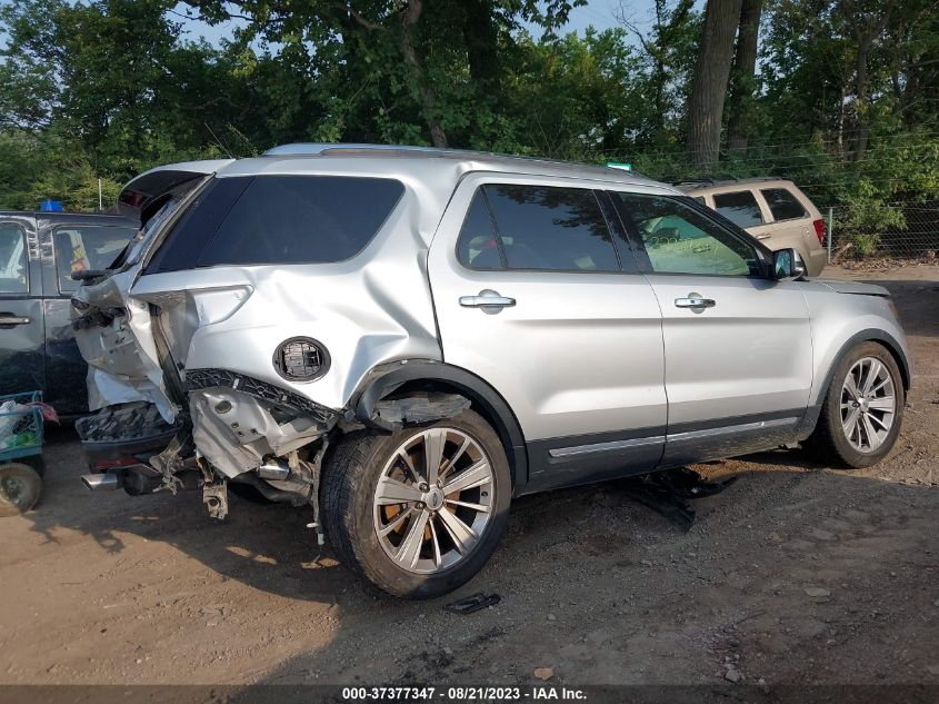2018 FORD EXPLORER LIMITED - 1FM5K7F83JGA04652