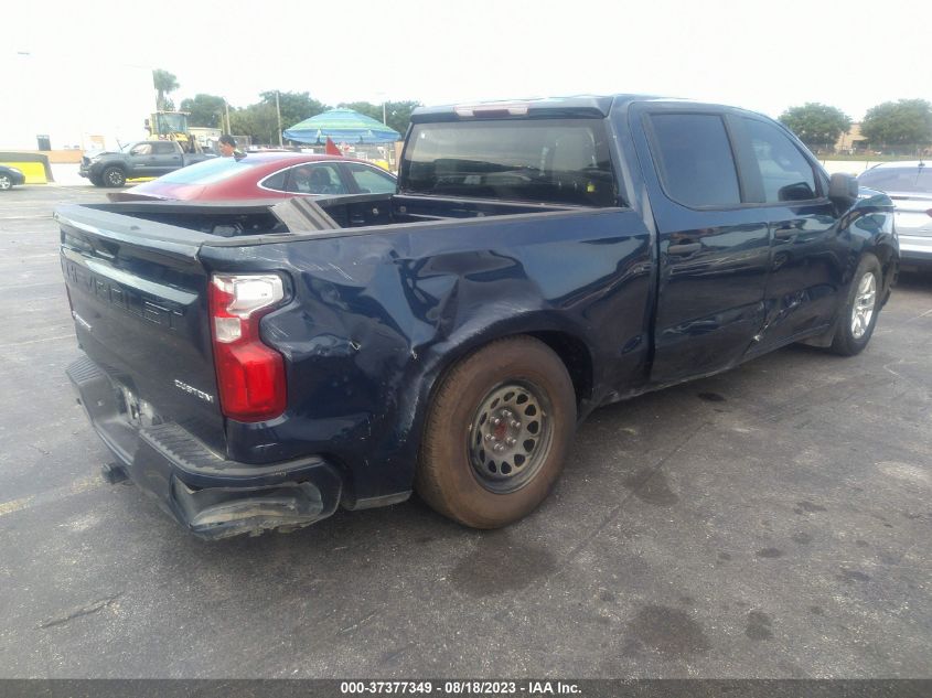 2022 CHEVROLET SILVERADO 1500 LTD CUSTOM - 1GCPWBEK6NZ111352
