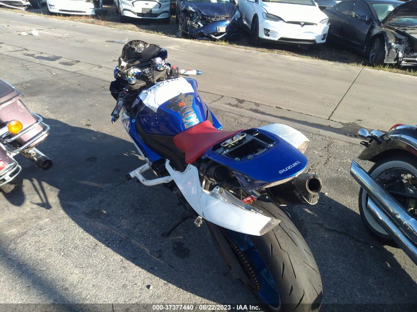 2007 SUZUKI GSX-R750 - JS1GR7KA972110623