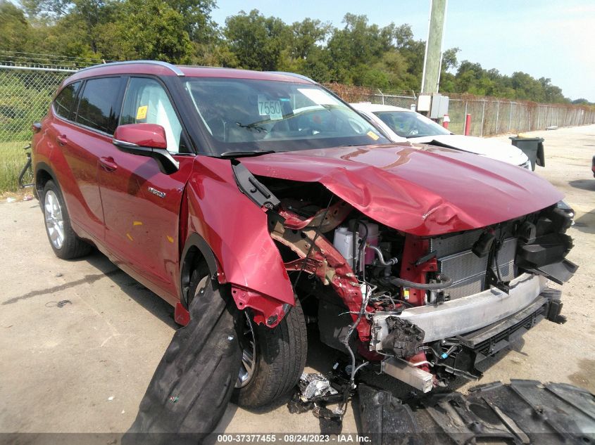 2021 TOYOTA HIGHLANDER HYBRID - 5TDYARAH2MS507204