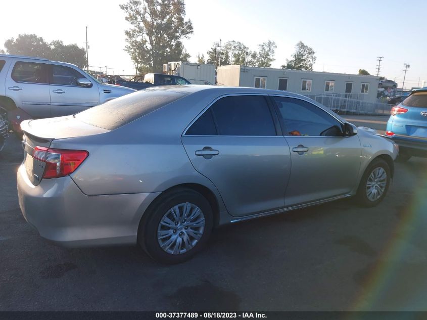 2014 TOYOTA CAMRY HYBRID LE/XLE/SE LIMITED EDITION - 4T1BD1FK6EU112194