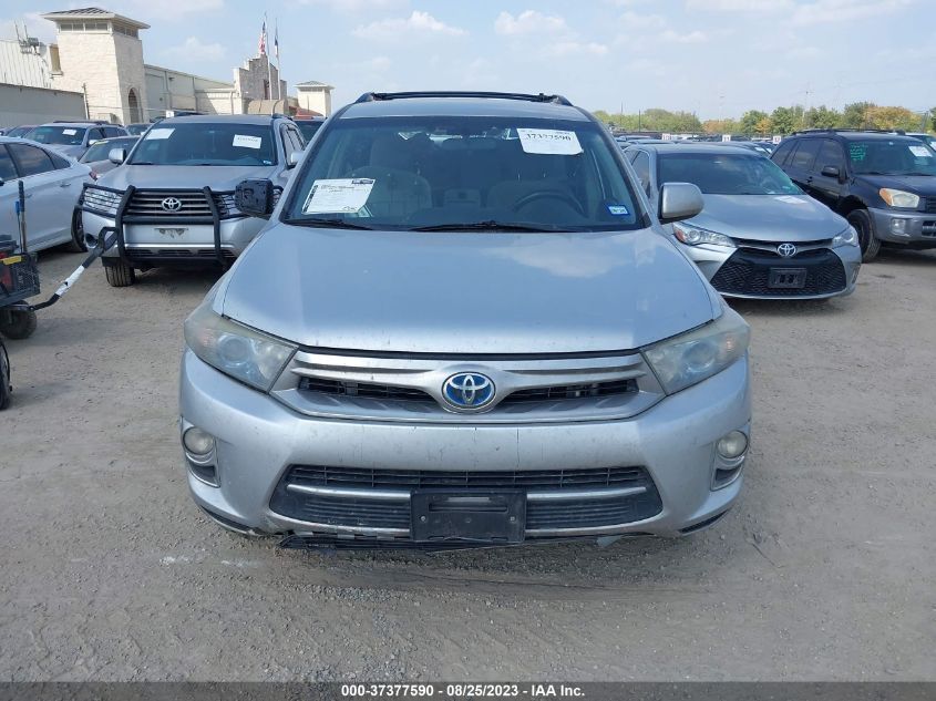 2013 TOYOTA HIGHLANDER HYBRID JTEBC3EH6D2010909