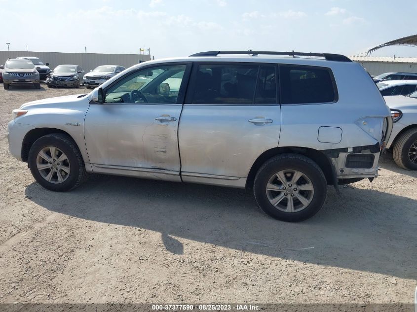 2013 TOYOTA HIGHLANDER HYBRID JTEBC3EH6D2010909