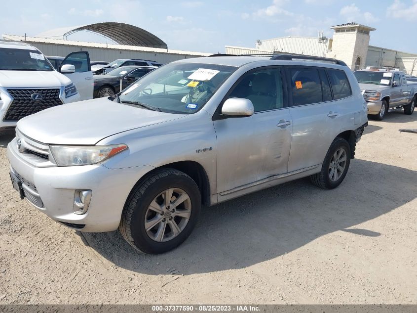 2013 TOYOTA HIGHLANDER HYBRID JTEBC3EH6D2010909