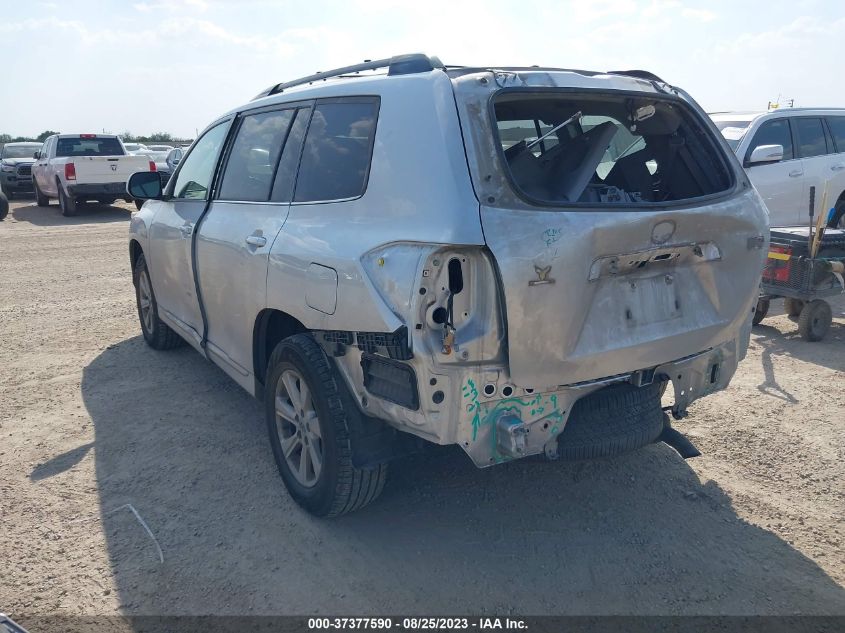 2013 TOYOTA HIGHLANDER HYBRID JTEBC3EH6D2010909