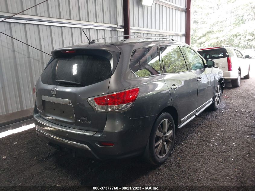 2015 NISSAN PATHFINDER PLATINUM - 5N1AR2MM9FC622182