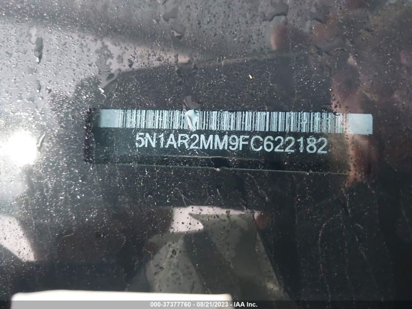 2015 NISSAN PATHFINDER PLATINUM - 5N1AR2MM9FC622182
