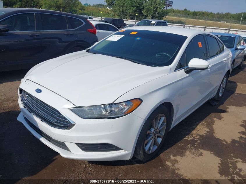 2017 FORD FUSION SE - 3FA6P0H76HR143933