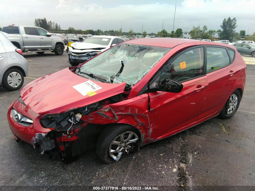 2014 HYUNDAI ACCENT GLS/GS - KMHCT5AE7EU192962