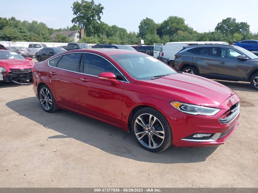 3FA6P0K99HR186284 FORD FUSION TITANIUM/PLATINUM 2017