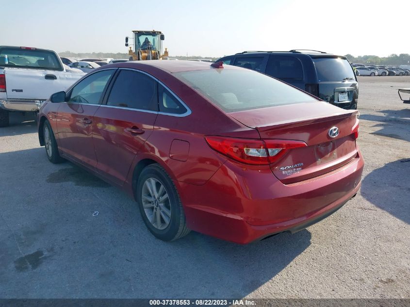 2015 HYUNDAI SONATA 2.4L SE - 5NPE24AF2FH206166