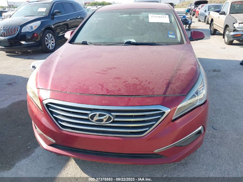 2015 HYUNDAI SONATA 2.4L SE - 5NPE24AF2FH206166