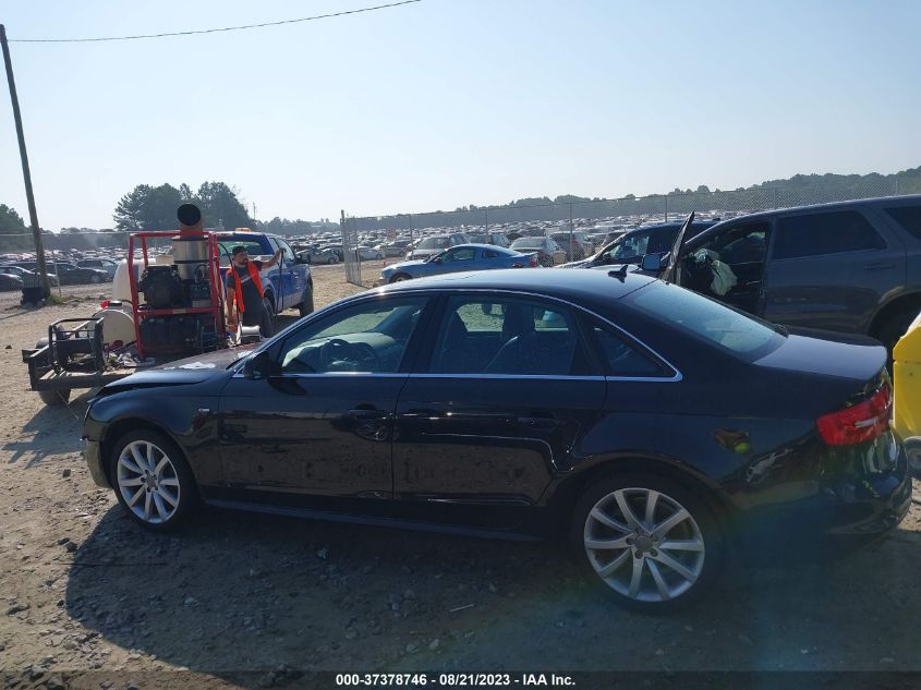 2014 AUDI A4 PREMIUM - WAUAFAFL5EN033271