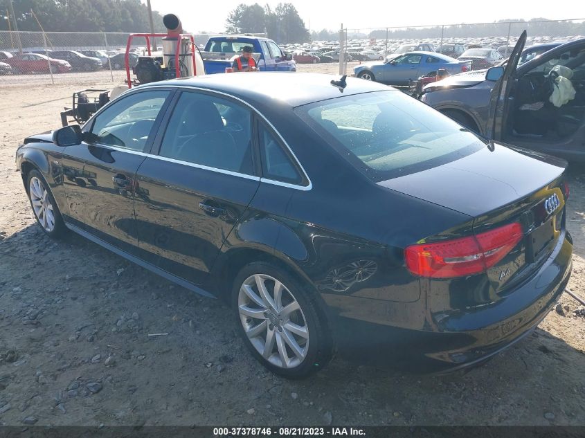 2014 AUDI A4 PREMIUM - WAUAFAFL5EN033271