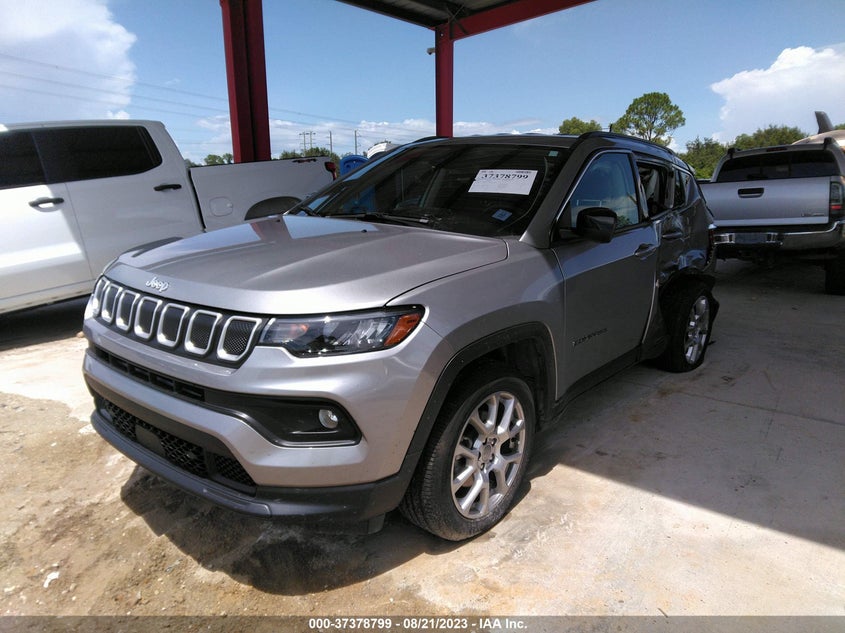 VIN 3C4NJDFBXNT163655 2022 JEEP COMPASS LATITUDE LUX