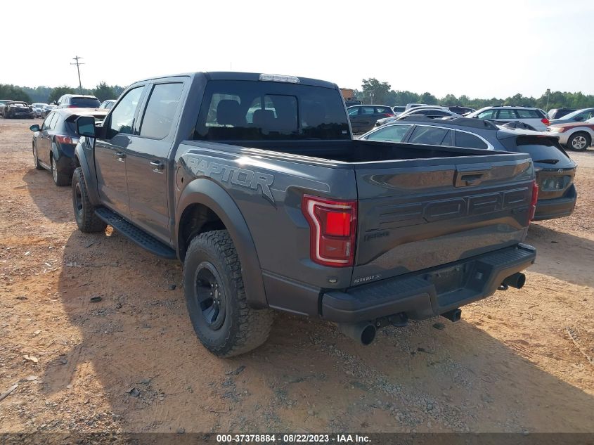VIN 1FTFW1RG3JFD48890 2018 FORD F-150 RAPTOR