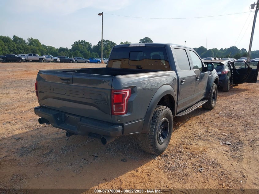VIN 1FTFW1RG3JFD48890 2018 FORD F-150 RAPTOR