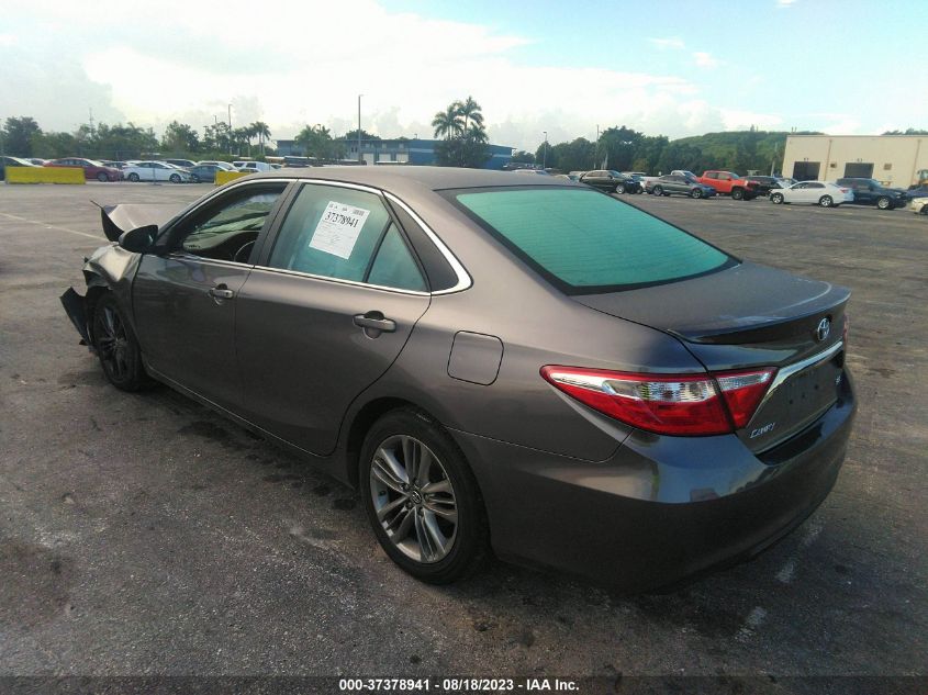 2017 TOYOTA CAMRY XLE/SE/LE/XSE - 4T1BF1FKXHU629352
