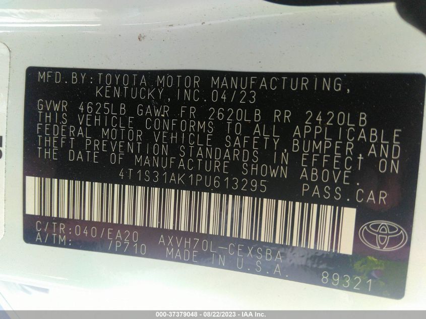 2023 TOYOTA CAMRY HYBRID SE - 4T1S31AK1PU613295